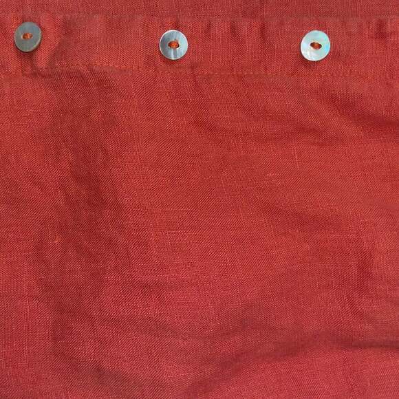 David N Blue Sleeveless Button-Up Collar Linen-like Blend Top - Picture 3 of 3